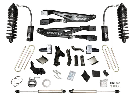 6? FTS-X RADIUS ARM SYSTEM W/ FRONT DIRT LOGIC 4.0 RESI COILOVERS & REAR DIRT LOGIC 2.25 SHOCKS – K2436DL from Fabtech part number K2436DL