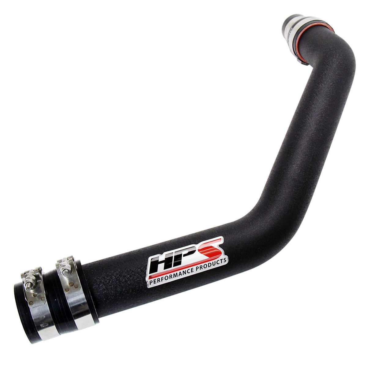 Powder coated intercooler pipe set from HPS Performance part number 17-103WB