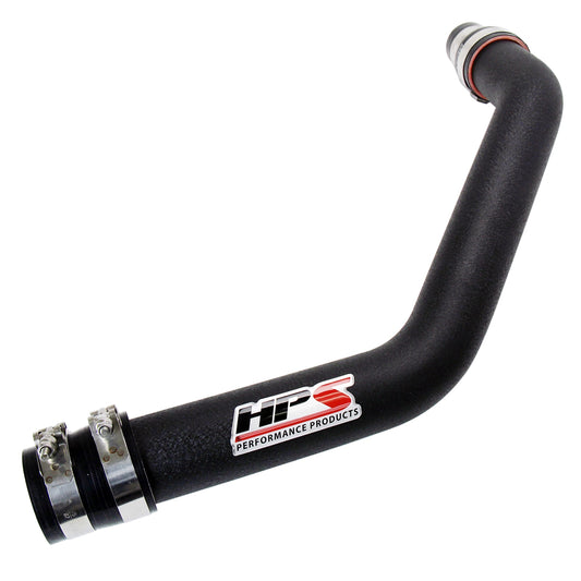 Powder coated intercooler pipe set from HPS Performance part number 17-103WB
