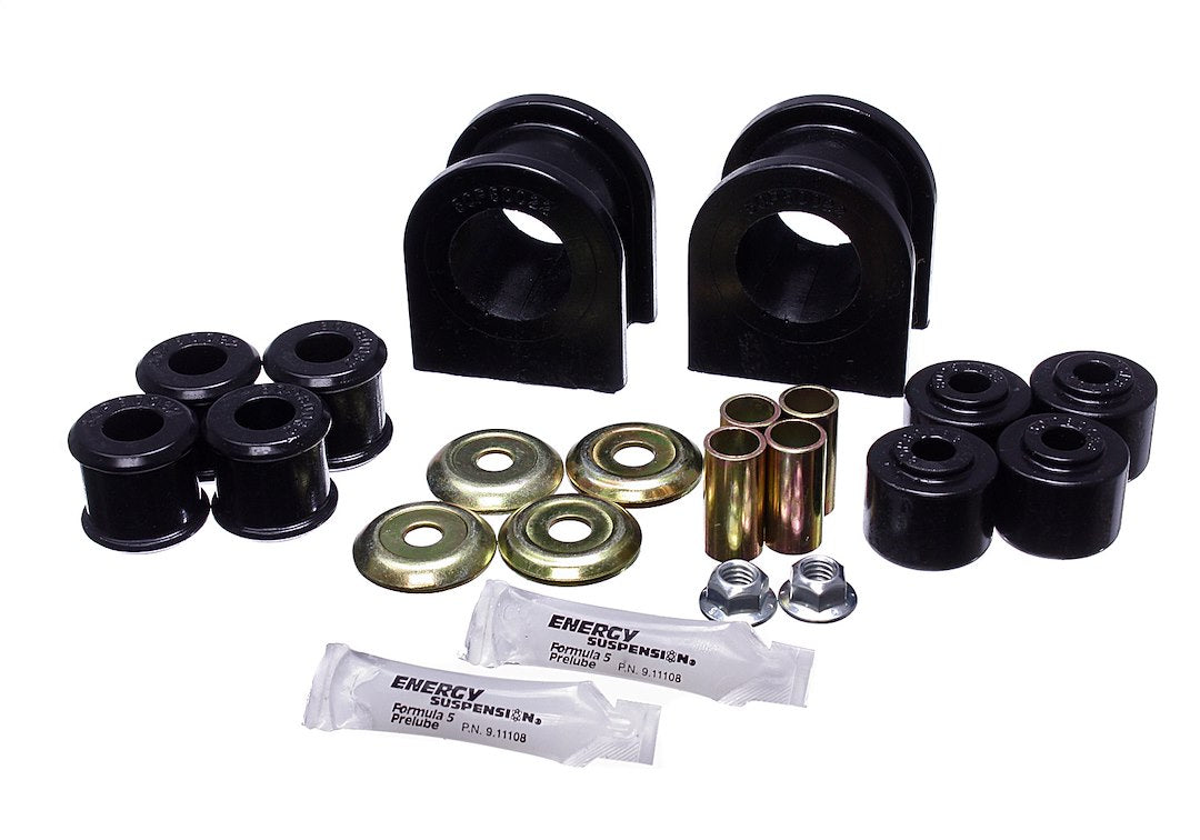 Black polyurethane suspension stabilizer bar bushing kit from Energy Suspension part number 40.5023G