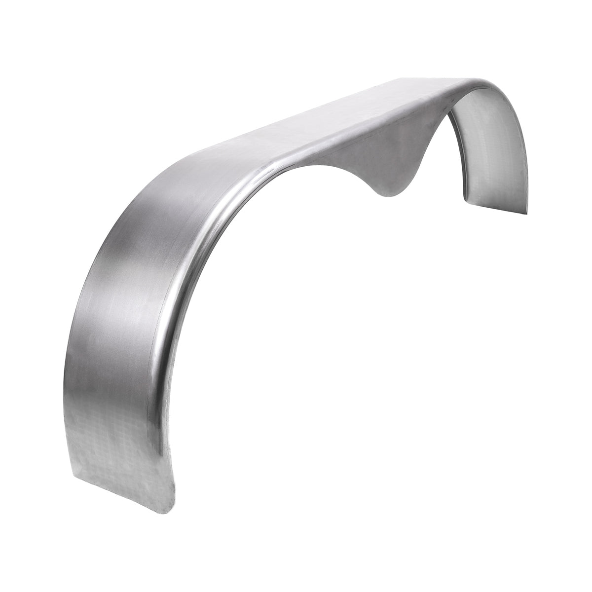Silver oil coated steel fender with mounting hardware from Husky Towing part number F0011