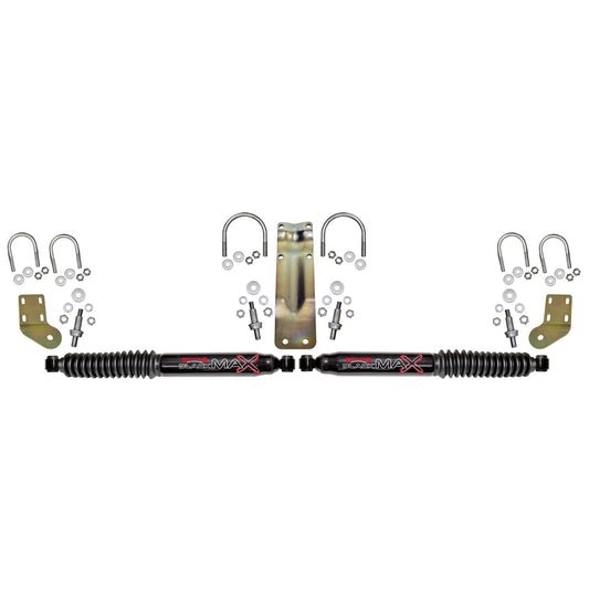 Black steering damper kit from Skyjacker part number 8253
