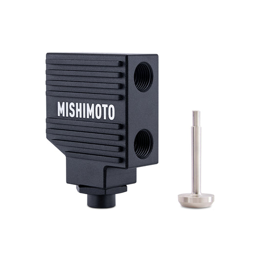 Natural aluminum automatic transmission oil cooler from Mishimoto part number MMTC-JK-TBV