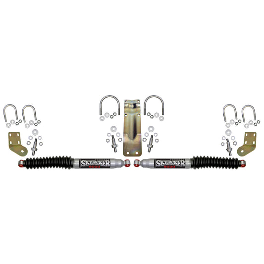 Silver steering damper kit from Skyjacker part number 9253