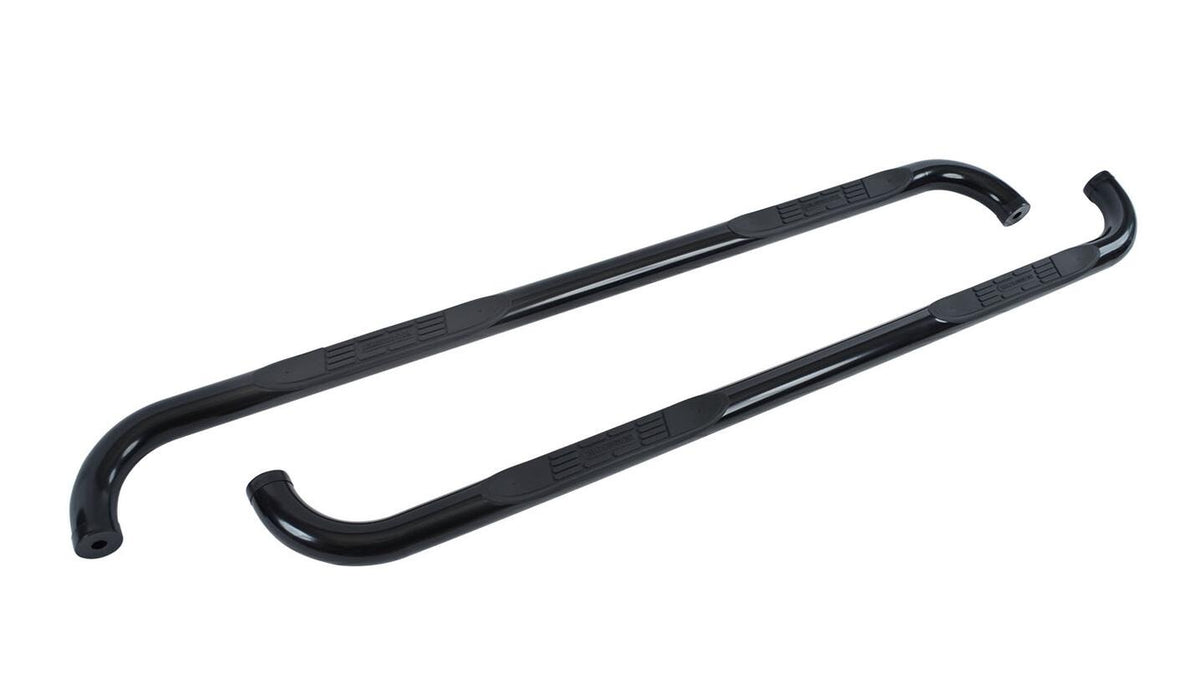 Black mild steel step nerf bar kit with mounting hardware from Big Country part number 379691