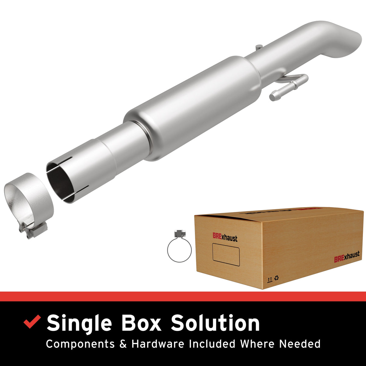 Exhaust Muffler Kit from BRExhaust part number 108-0313