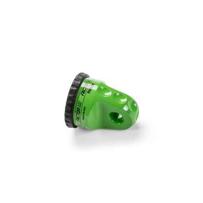 Green powdercoat 6061 aluminum winch shackle from Factor 55 part number 00015-08