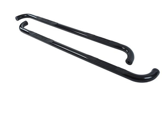 Black mild steel step nerf bar kit with mounting hardware from Big Country part number 371761