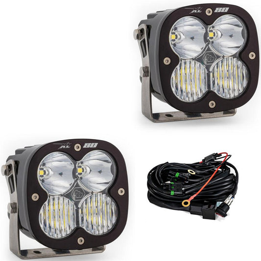 Black auxiliary light with mounting hardware from Baja Designs part number 677803