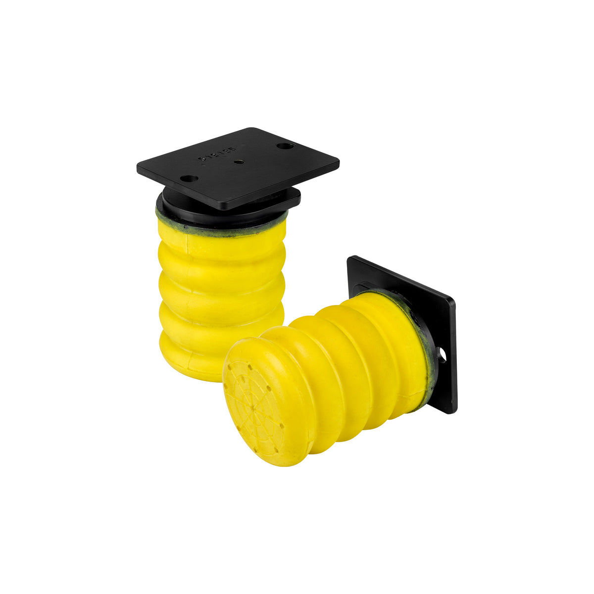 Yellow air suspension helper spring kit from SuperSprings part number SSR-312-54