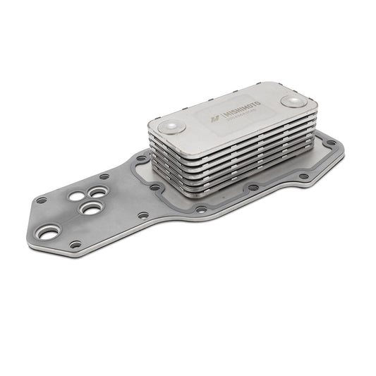 Silver anodized engine oil cooler from Mishimoto part number MMOC-RAM-94