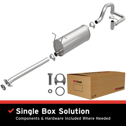 Satin exhaust system kit from BRExhaust part number 106-0462