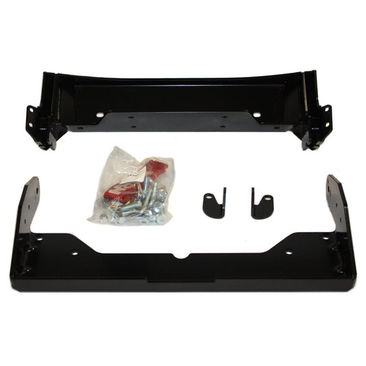 Black snow plow mount from Warn part number 88330