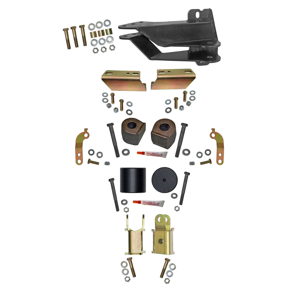 Skyjacker - 2.5 in. Front Leveling Kit With Coil Spacers and Shock Extensions. - F1725MSB from BHNG part number F1725MSB