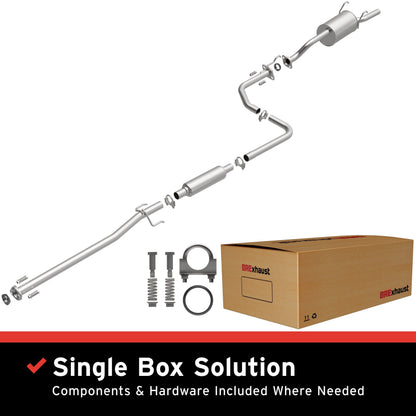 Satin exhaust system kit from BRExhaust part number 106-0034