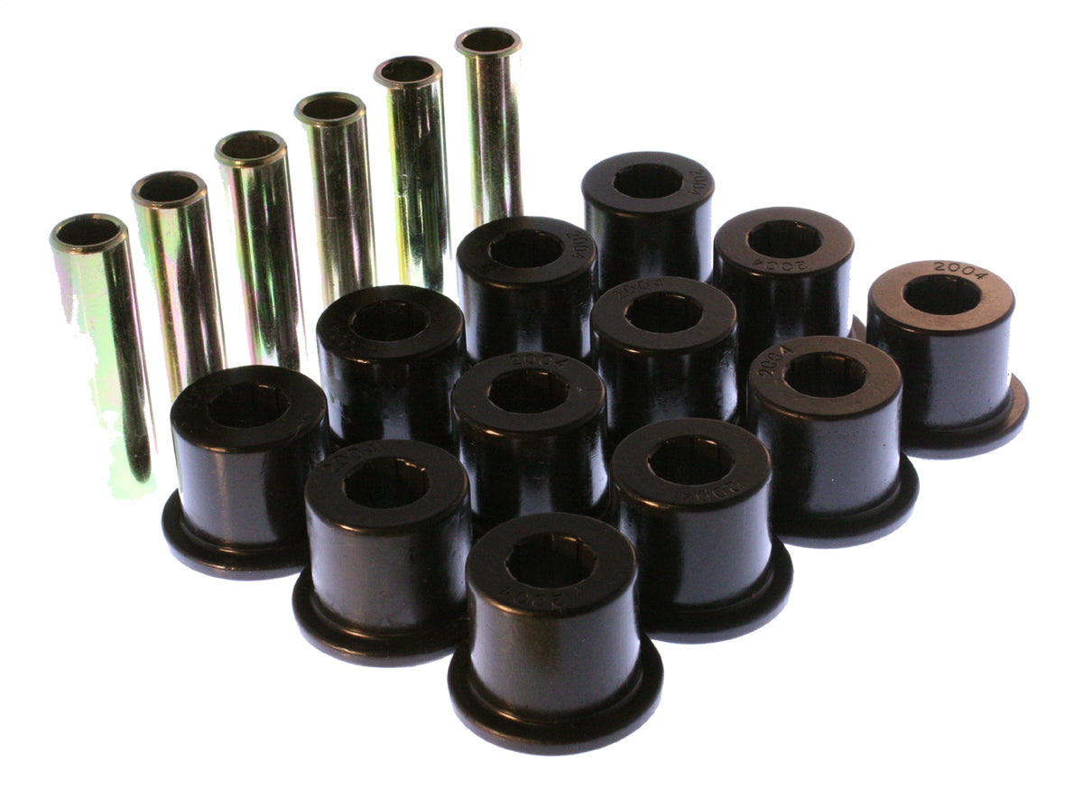 Black polyurethane leaf spring bushing from Energy Suspension part number 3.2106G