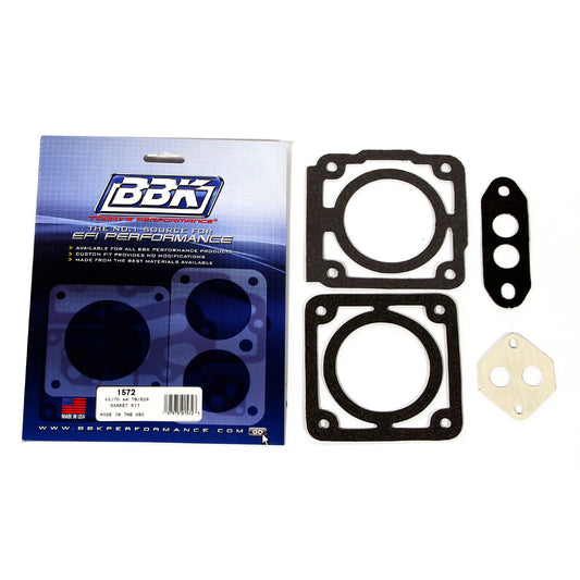 Secure seal composite fuel injection throttle body mounting gasket from BBK Performance Parts part number 1572