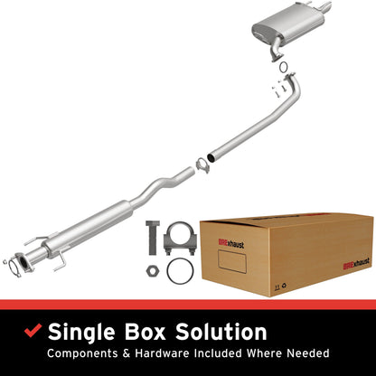 Satin exhaust system kit from BRExhaust part number 106-0262