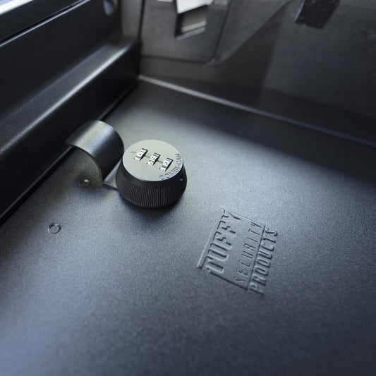 Black vehicle safe from Tuffy Security Products part number 317-01-A