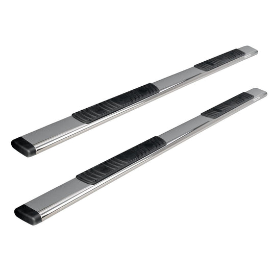 Silver stainless steel step nerf bar from Big Country part number 395876