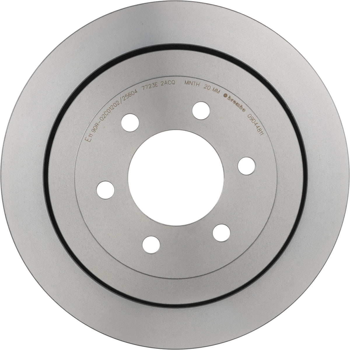 Gray cast iron disc brake rotor from Brembo part number 09.D448.11
