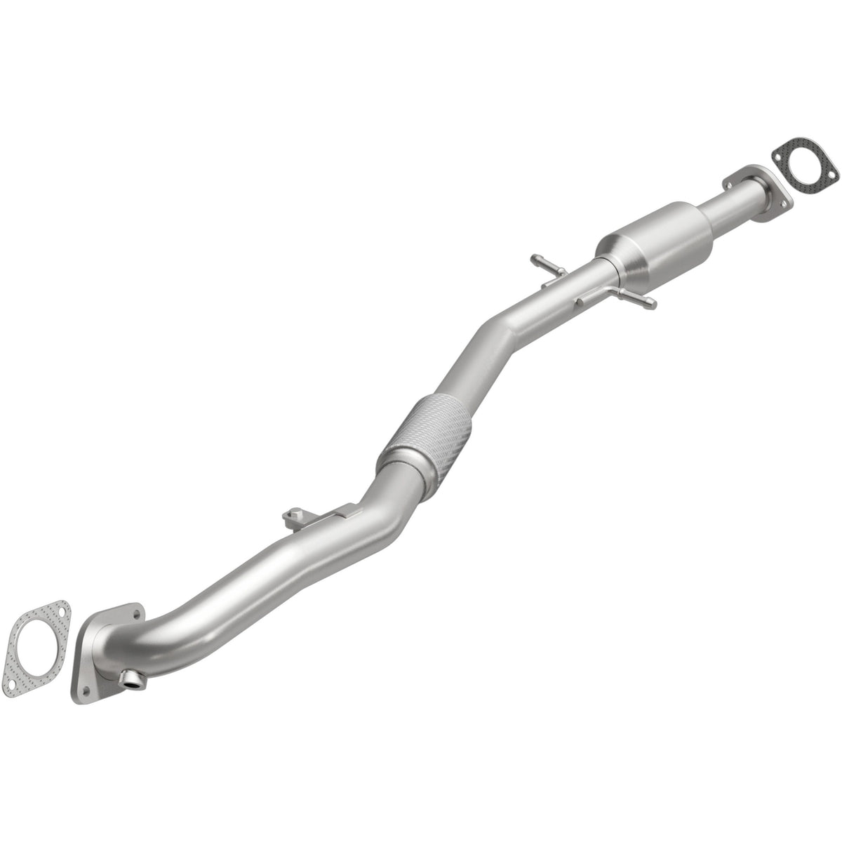 Stainless stainless steel catalytic converter from MagnaFlow Exhaust Products part number 557973
