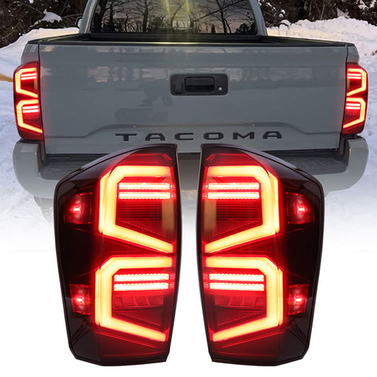 Smoked abs plastic tail light set from AMERICAN MODIFIED part number AMTYTAAC00204