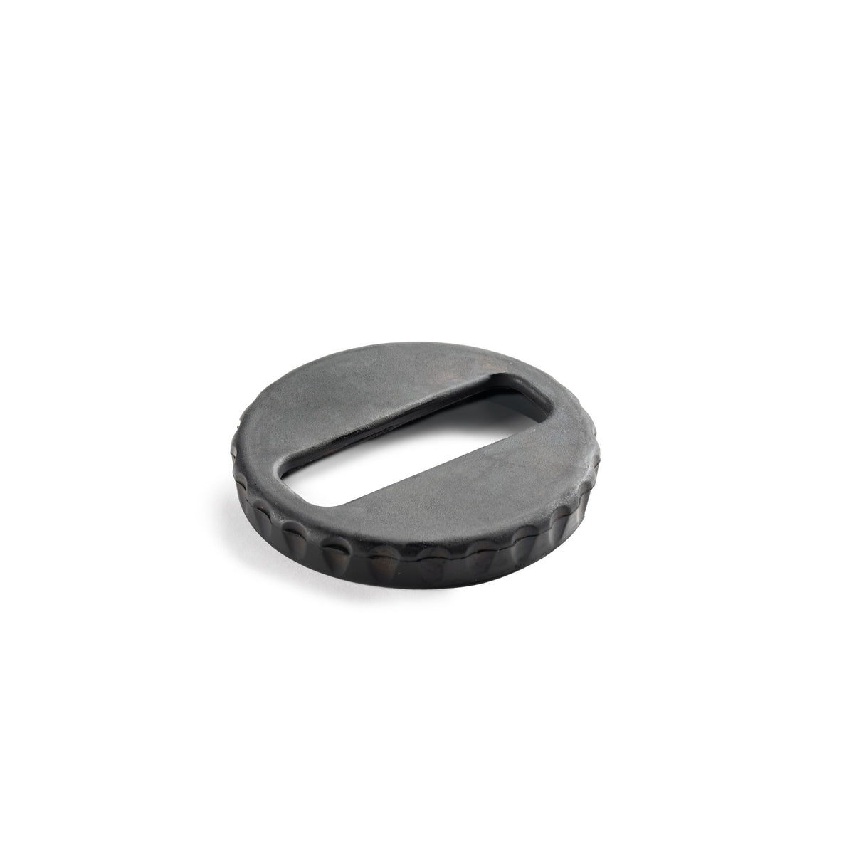 Black raw epdm rubber winch fairlead adapter from Factor 55 part number 00014