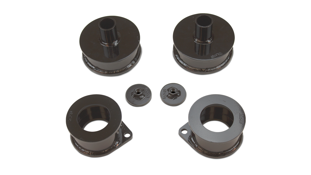 Black smooth metal suspension leveling kit from Body Armor 4x4 part number 50110-JK