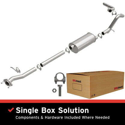 Satin exhaust system kit from BRExhaust part number 106-0011