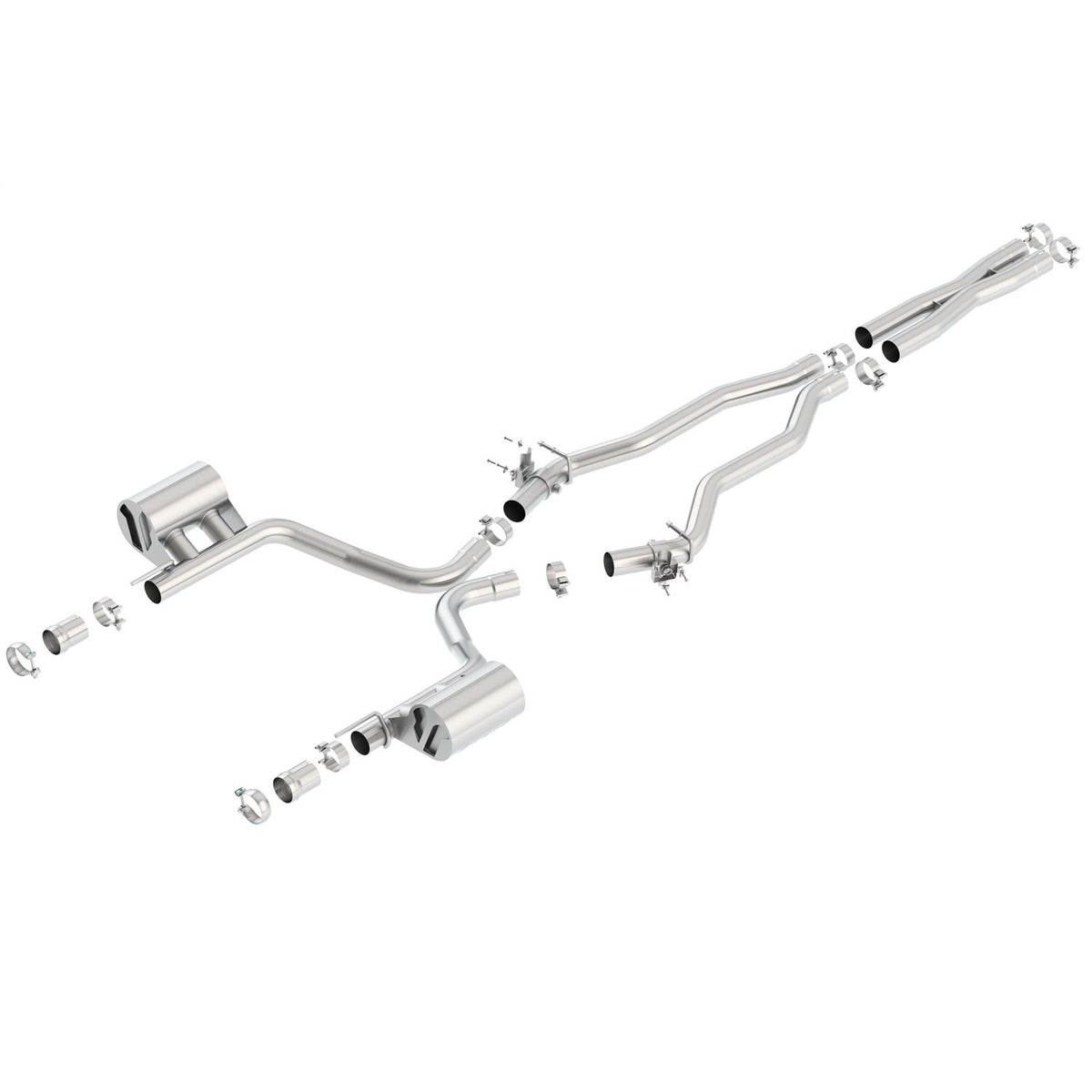 T-304 stainless steel exhaust system kit from Borla part number 140641