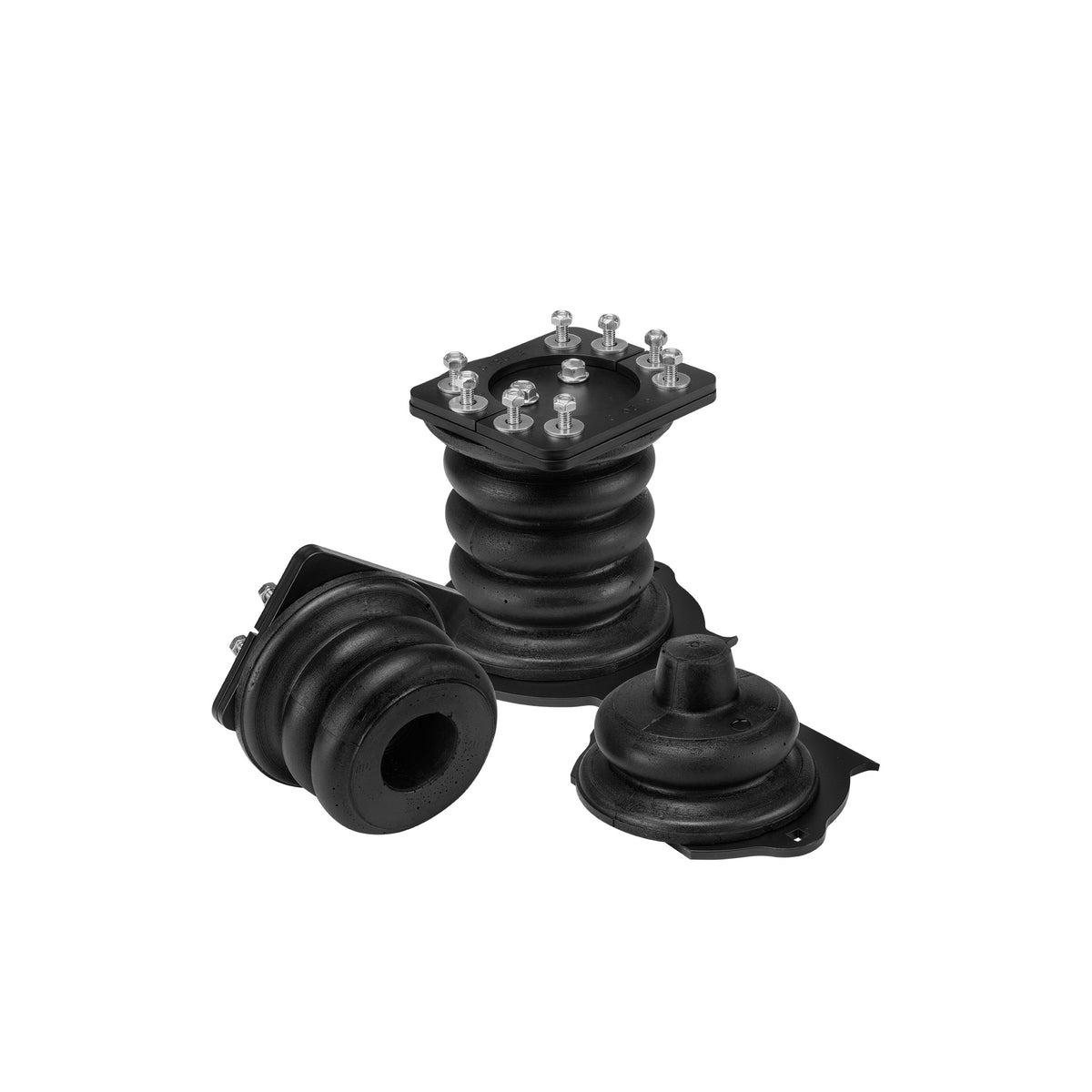Black air suspension helper spring kit from SuperSprings part number SSR-203-47-2