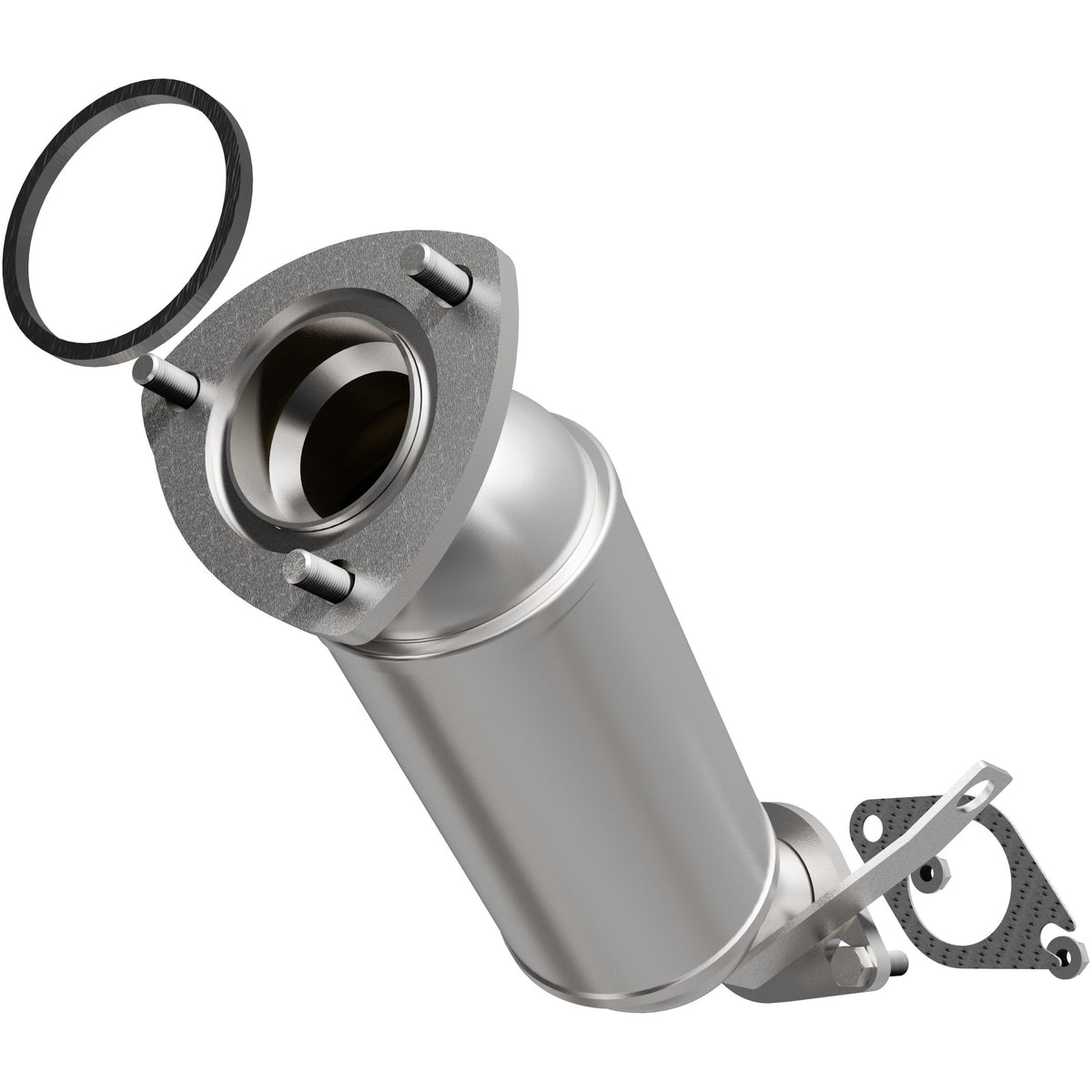 Stainless stainless steel catalytic converter from MagnaFlow Exhaust Products part number 49445