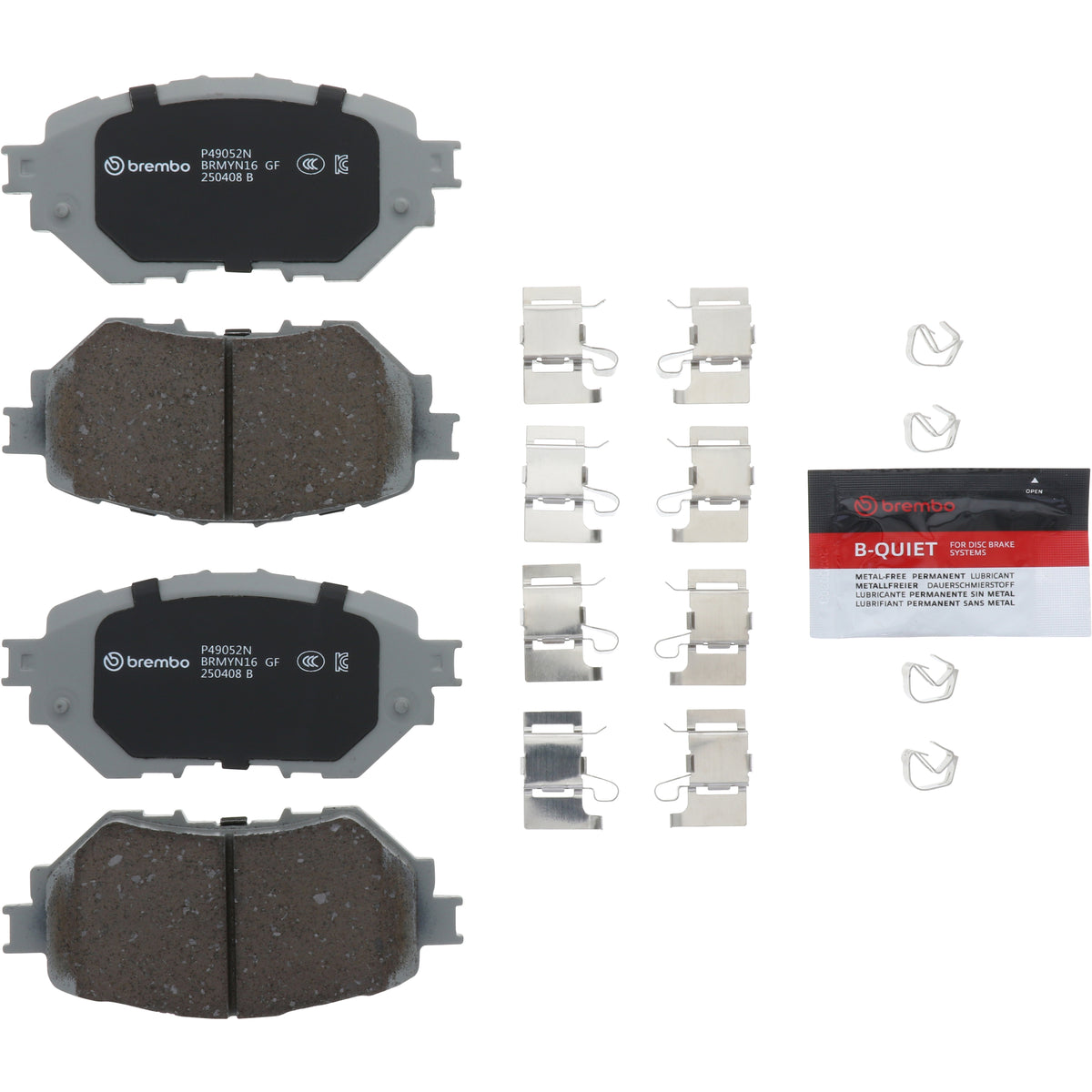 Disc Brake Pad Set from Brembo part number P49052N