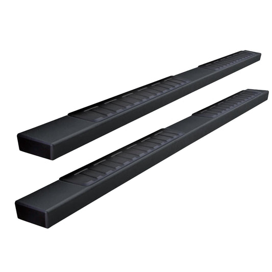 Black mild steel step nerf bar with mounting hardware from Big Country part number 397870