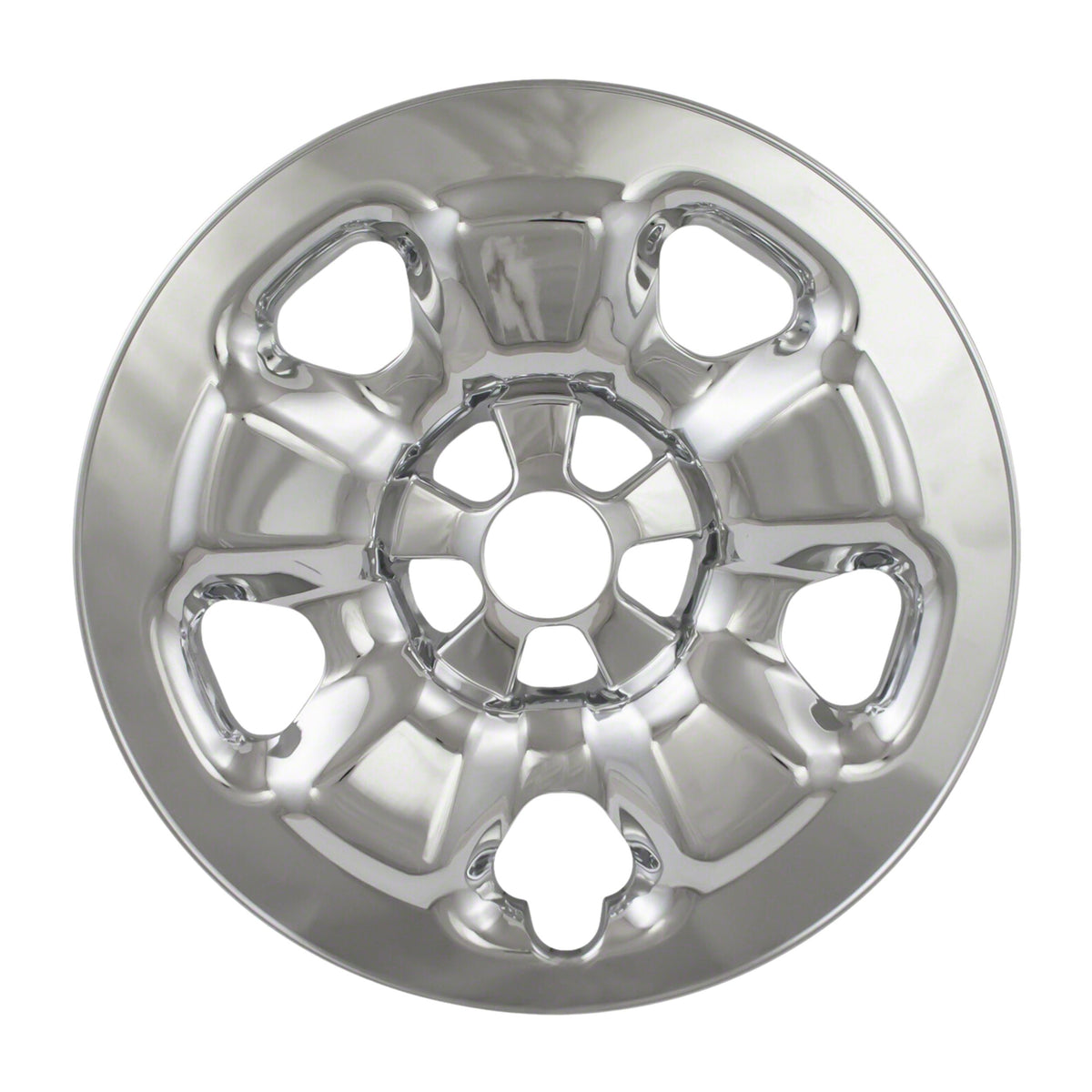 Silver chrome plated abs plastic wheel cover 17 diameter from Coast To Coast part number IWCIMP91X