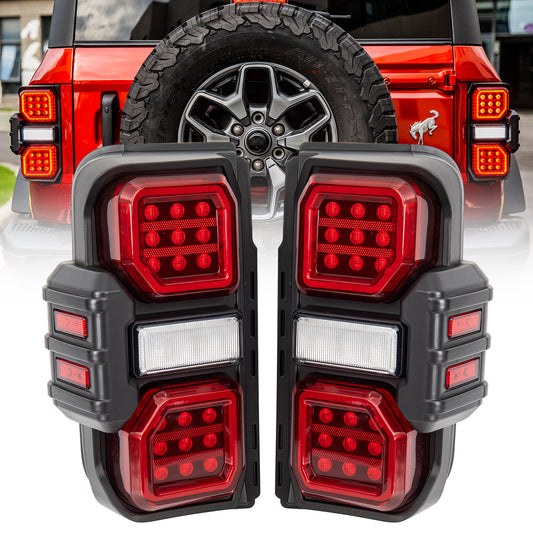 Abs plastic tail light set from AMERICAN MODIFIED part number AMFMEC00202