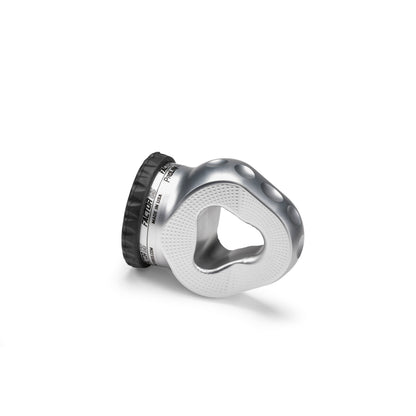 Silver bright dip anodized 6061 aluminum winch shackle from Factor 55 part number 00310-05
