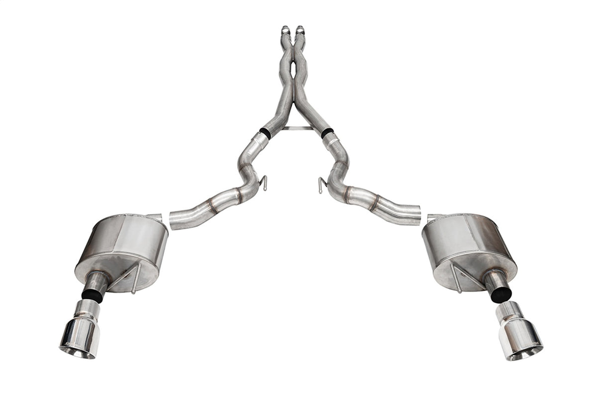 304 stainless steel exhaust system kit from Corsa Performance part number 21270