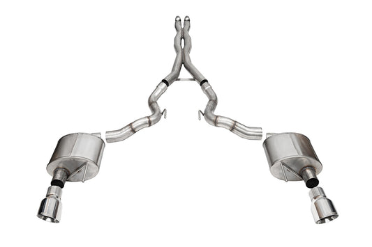 304 stainless steel exhaust system kit from Corsa Performance part number 21270