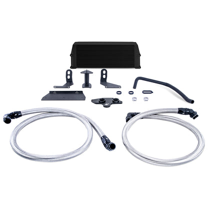 Black anodized engine oil cooler from Mishimoto part number MMOC-F2D-11KBK