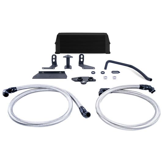 Black anodized engine oil cooler from Mishimoto part number MMOC-F2D-11KBK