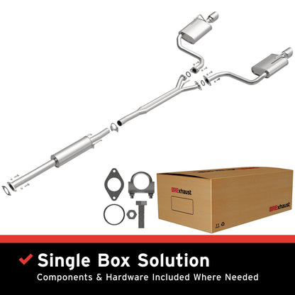 Satin exhaust system kit from BRExhaust part number 106-0167
