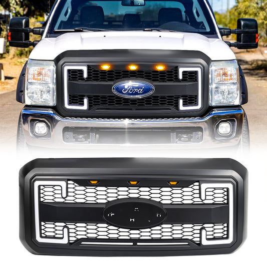 Matte black abs plastic grille from AMERICAN MODIFIED part number AMFMFA00130