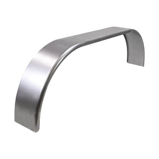 Silver oil coated steel fender with mounting hardware from Husky Towing part number F0009