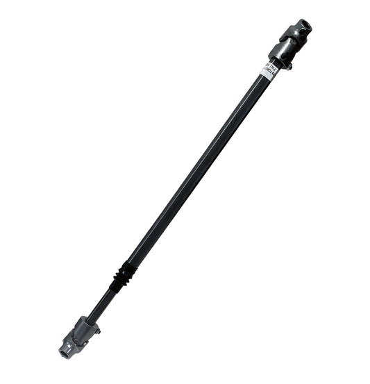 Natural steel steering shaft with mounting hardware from Borgeson part number 000970