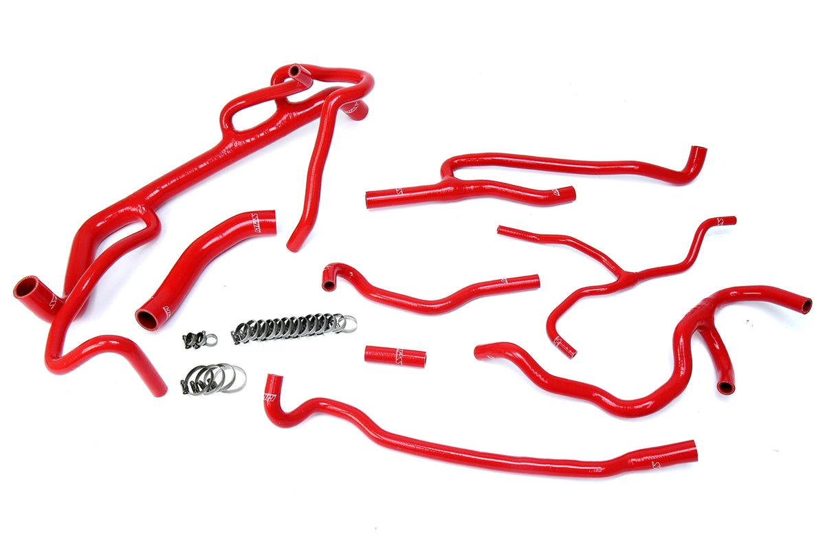 Radiator Coolant Hose Kit from HPS Performance part number 57-1707-RED