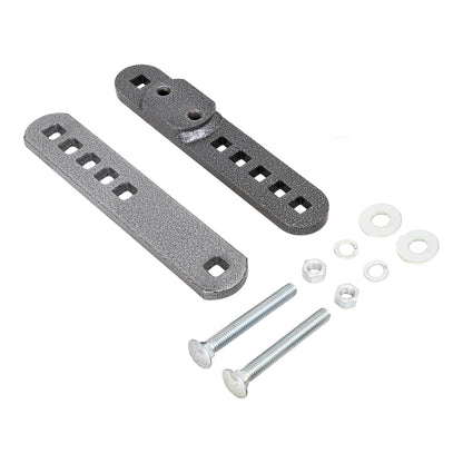Black powder coated steel trailer weight distribution bracket from Husky Towing part number 33323