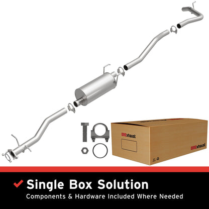 Satin exhaust system kit from BRExhaust part number 106-0147