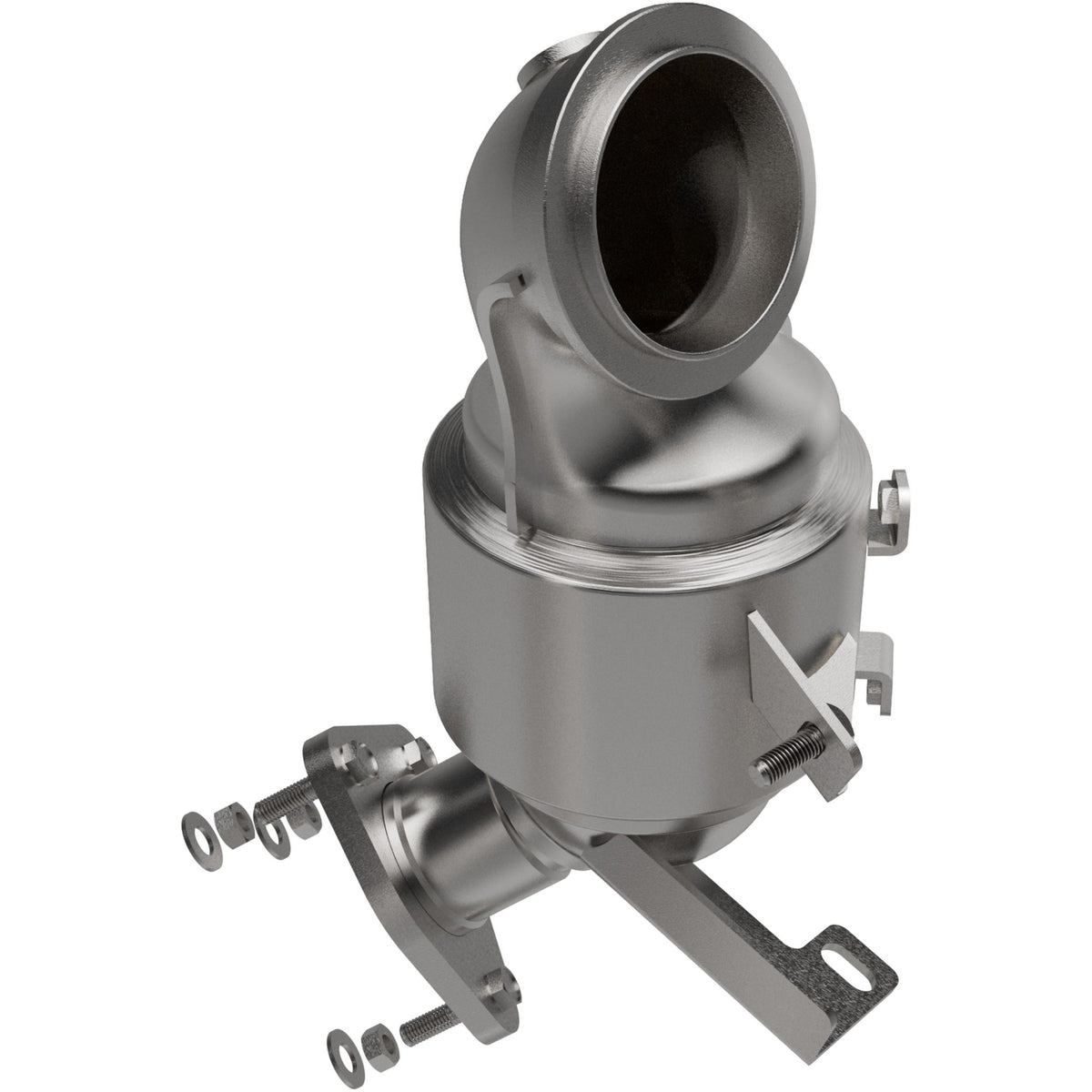Stainless stainless steel catalytic converter from MagnaFlow Exhaust Products part number 551092